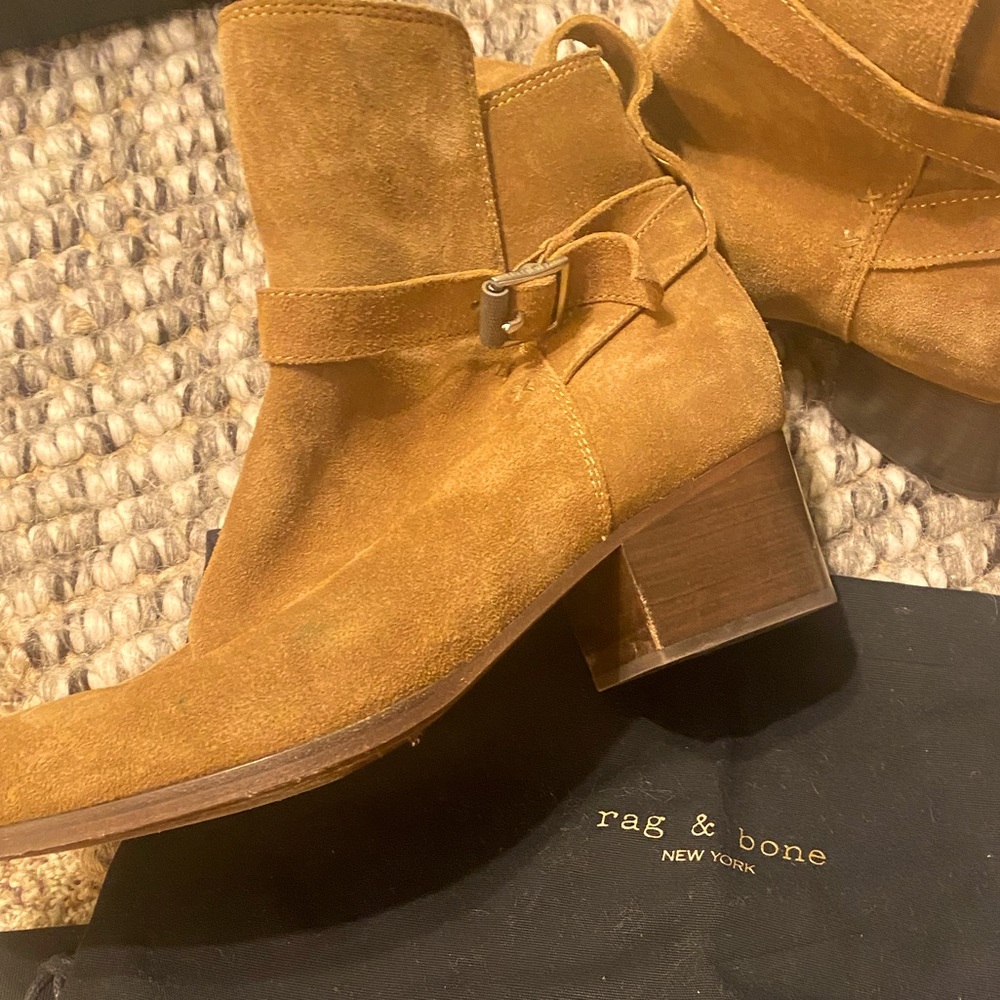 Rag & Bone Brown Suede Booties - size 9/EU 39